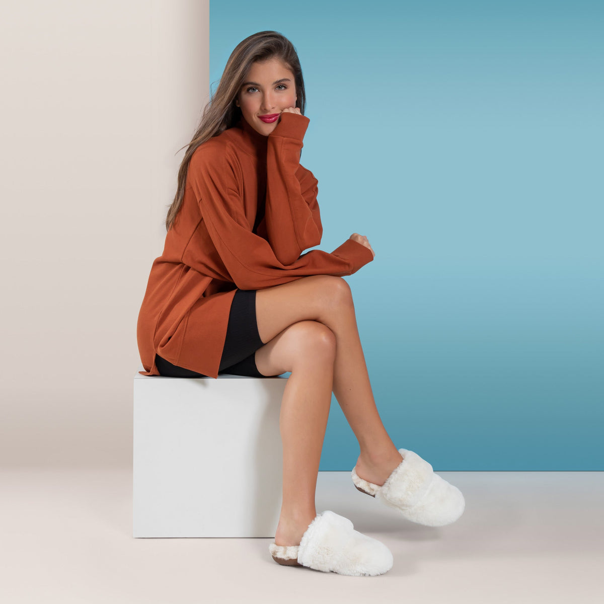 Misty Arch Support Slipper - Ivory