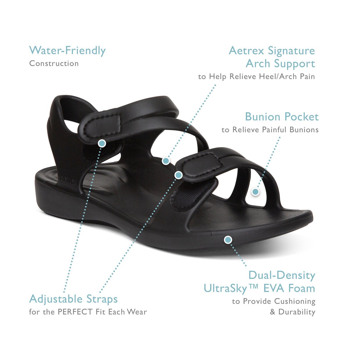 Jillian Sport Sandal - White