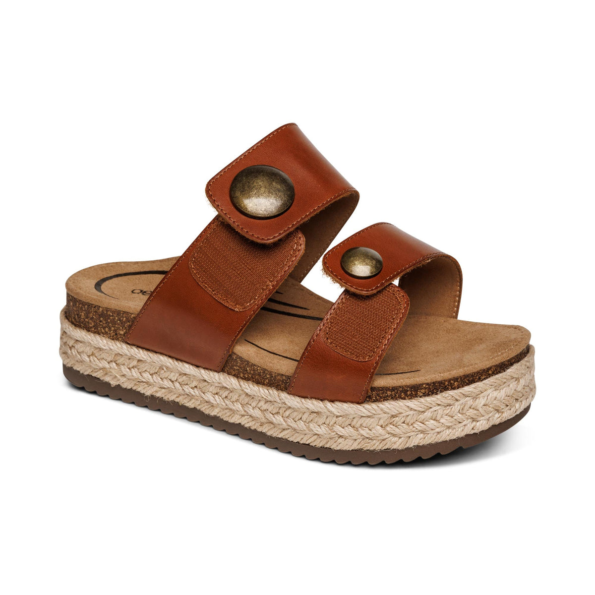 Sofie Platform Sandal - Cognac