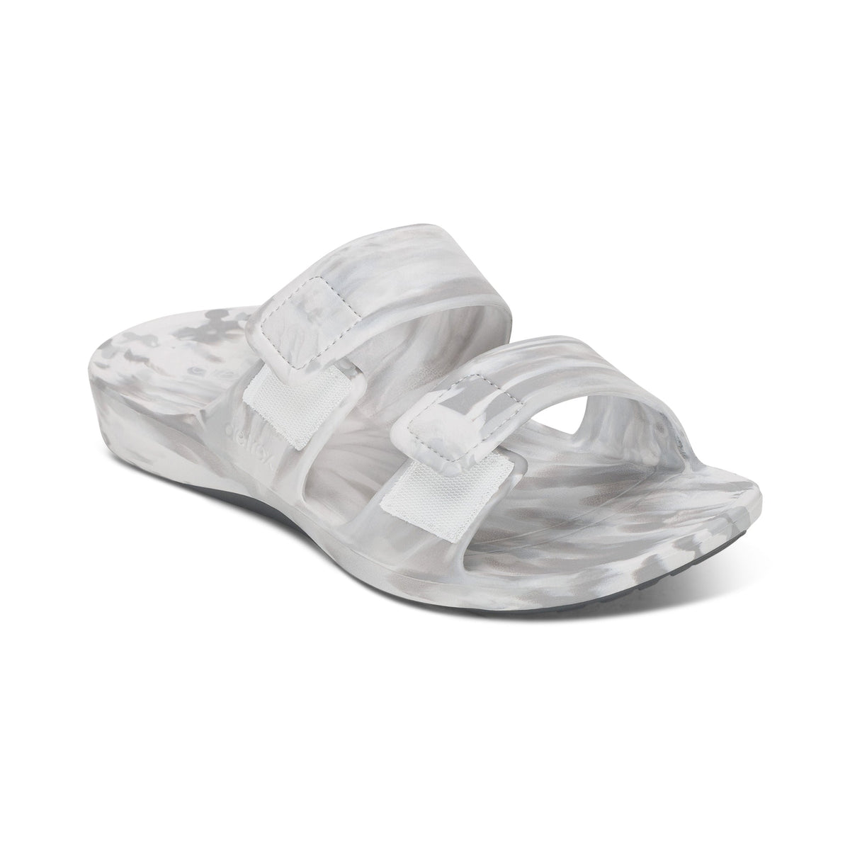 Milos Orthotic Men's Slides - White Ombre