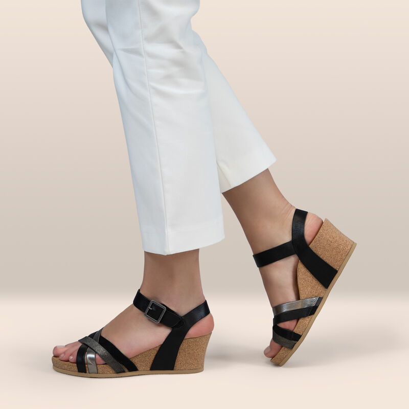 Noelle Arch Support Wedge - Black