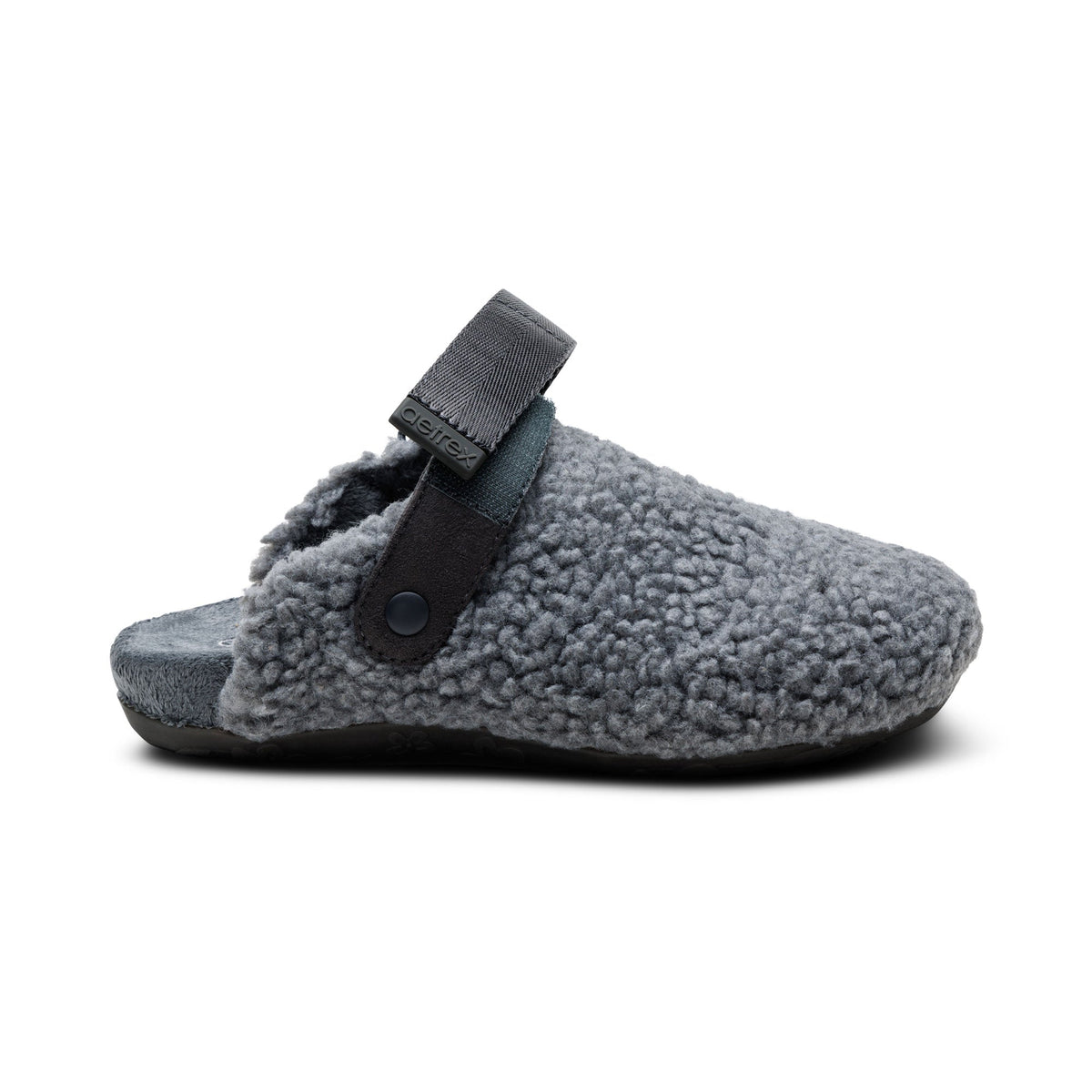 Millie Arch Support Slipper - Charcoal