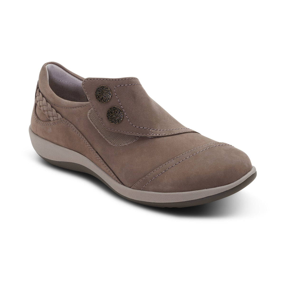 Karina Monk Strap - Warm Grey