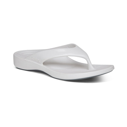 Maui Orthotic Women's Flips - Glossy White