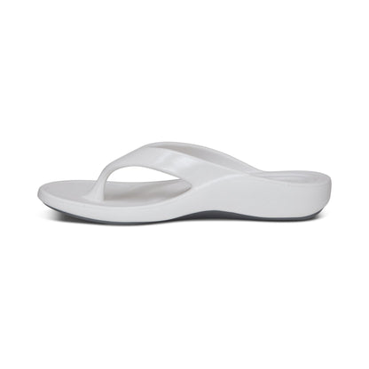 Maui Orthotic Women's Flips - Glossy White