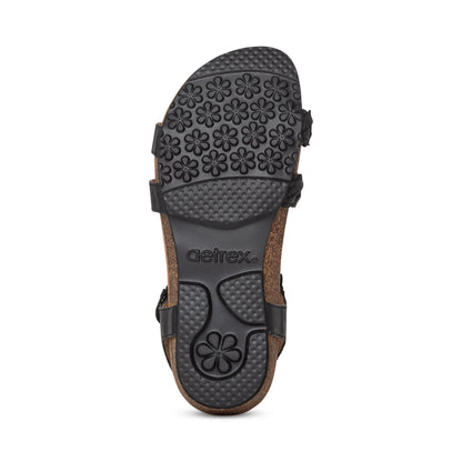 Reese Adjustable Gladiator Sandal - Black
