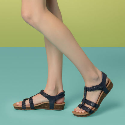 Reese Adjustable Gladiator Sandal - Yellow