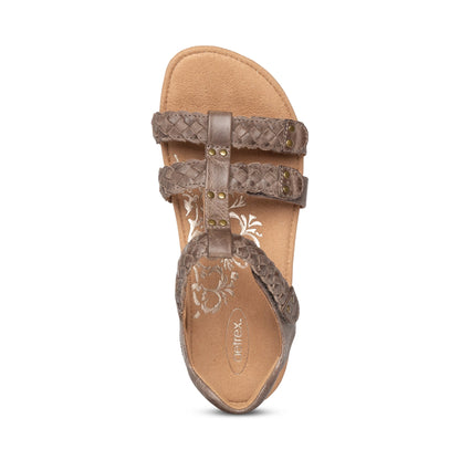Reese Adjustable Gladiator Sandal - Taupe