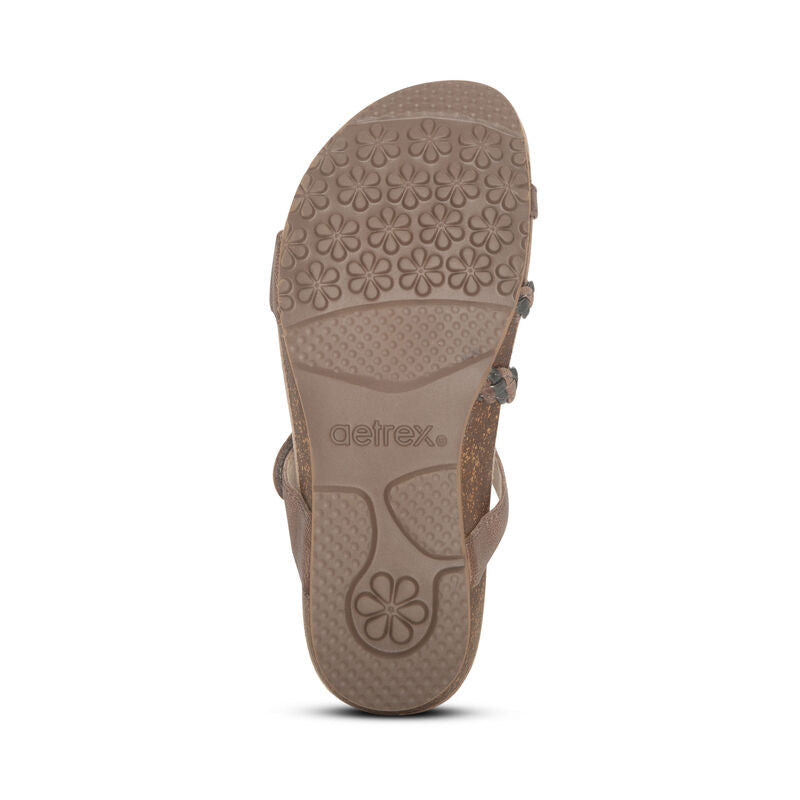 Janey Braided Slide - Stone