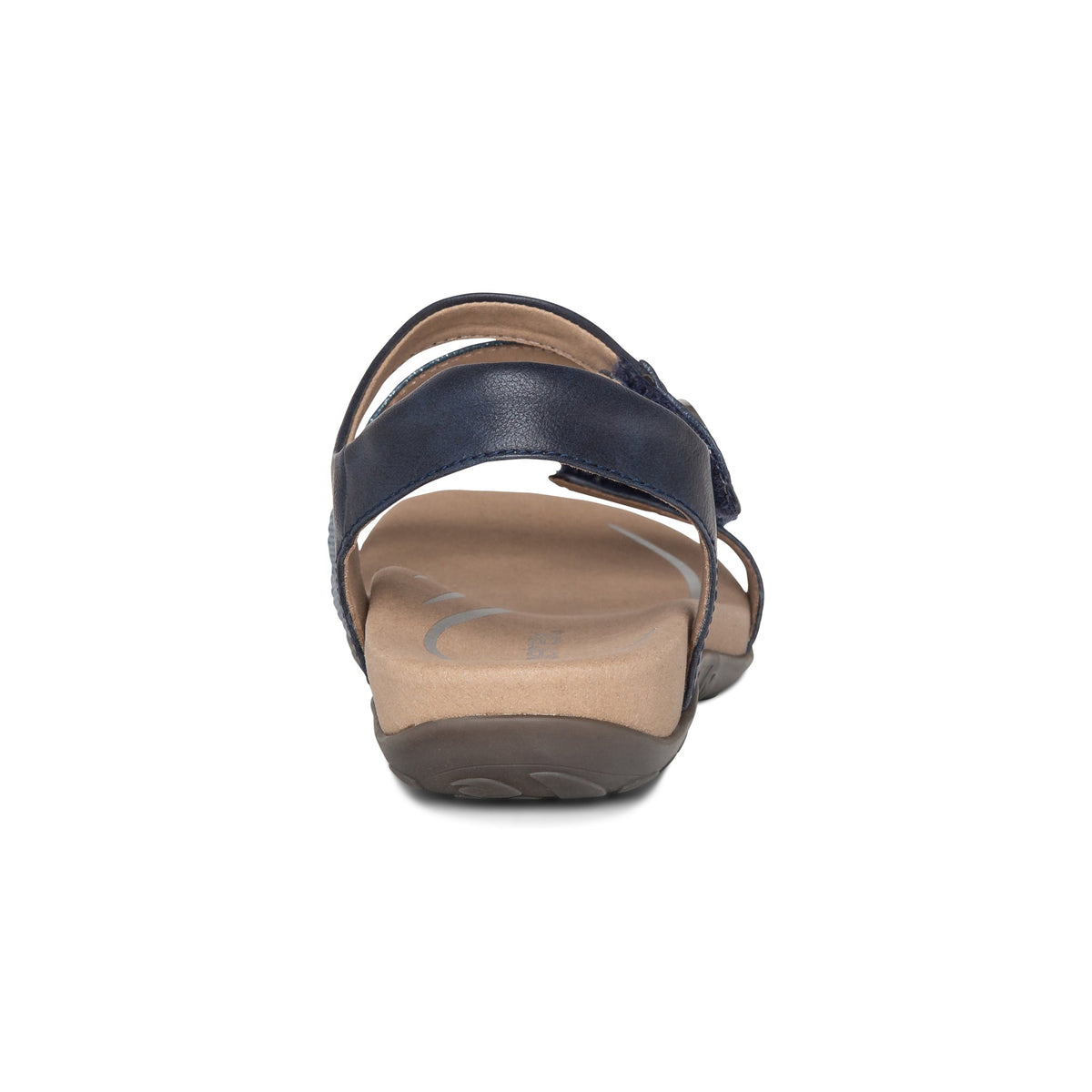 Jess Adjustable Quarter Strap Sandal - Navy