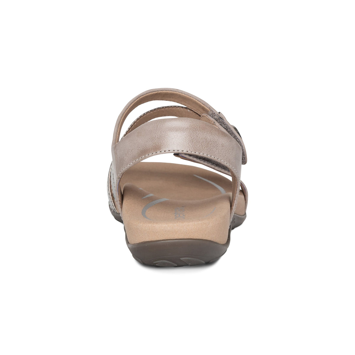 Jess Adjustable Quarter Strap Sandal - Smoke