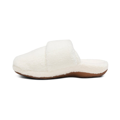 Mandy Closed Toe Slipper - Ivory