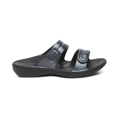 Janey Sport Slide - Pewter