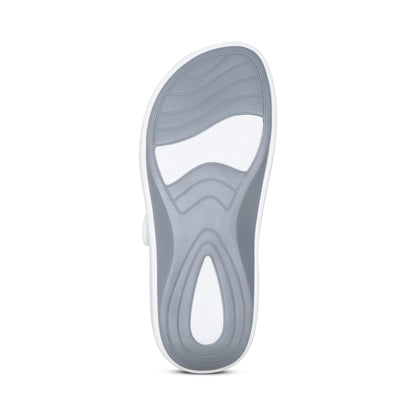 Janey Sport Slide - White
