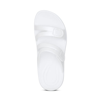 Janey Sport Slide - White