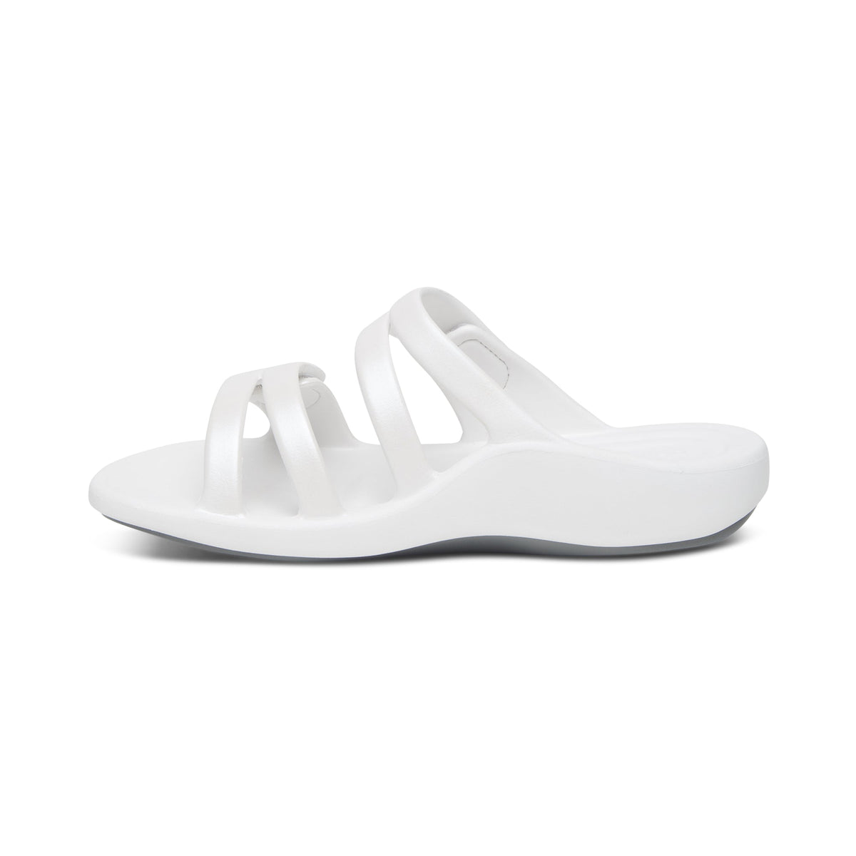 Janey Sport Slide - White