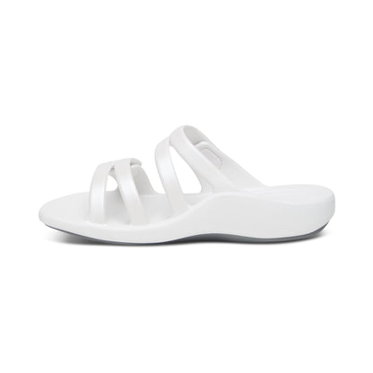 Janey Sport Slide - White