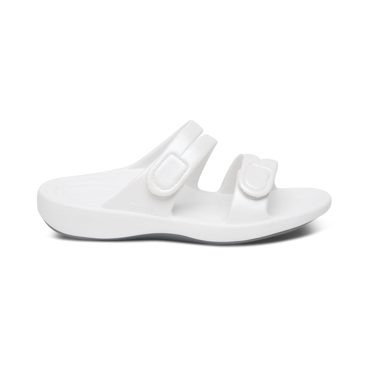 Janey Sport Slide - White
