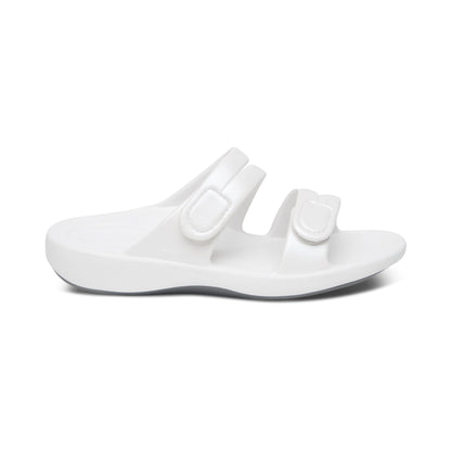 Janey Sport Slide - White