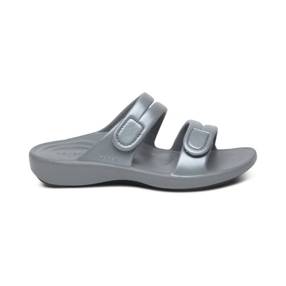 Janey Sport Slide - Grey