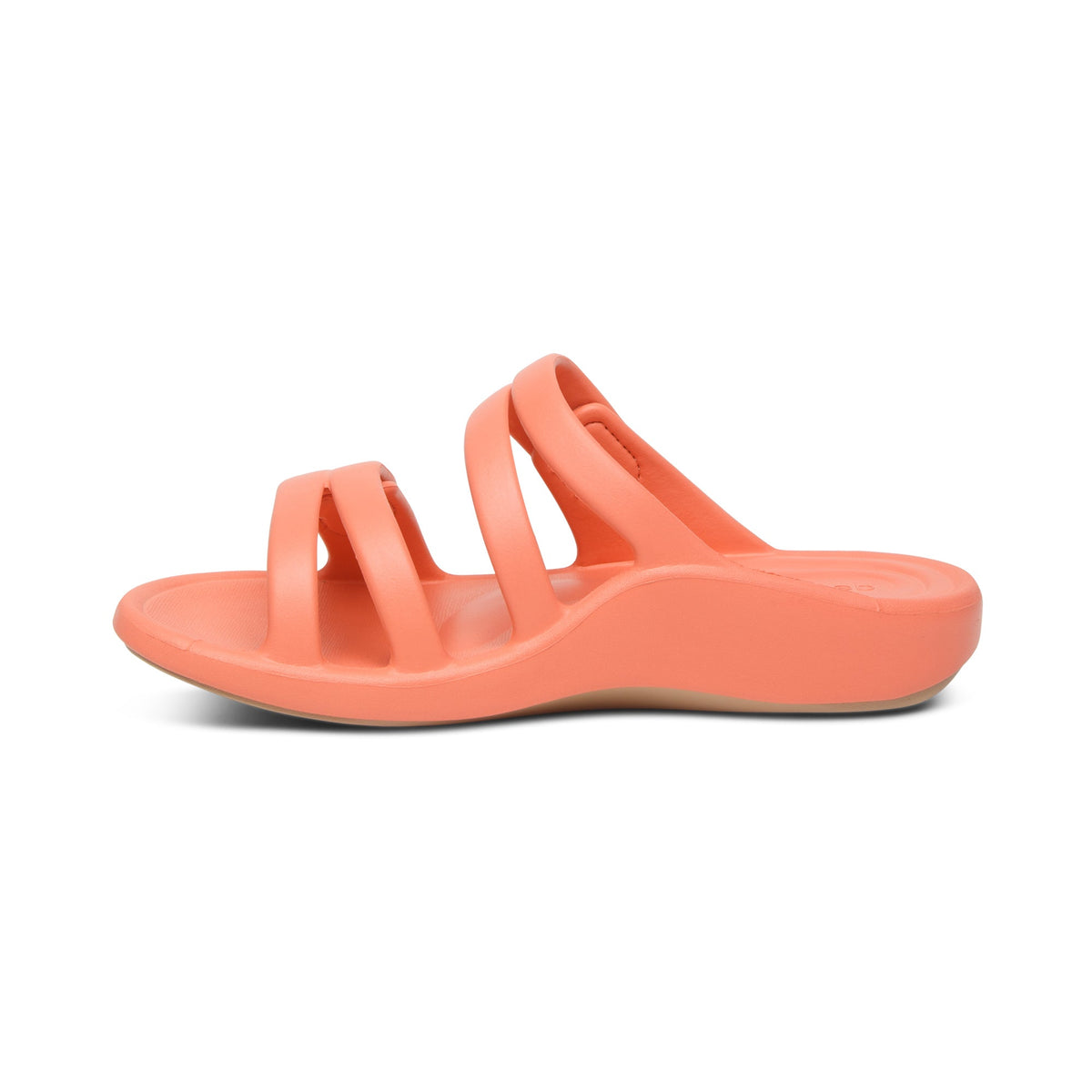 Janey Sport Slide - Coral