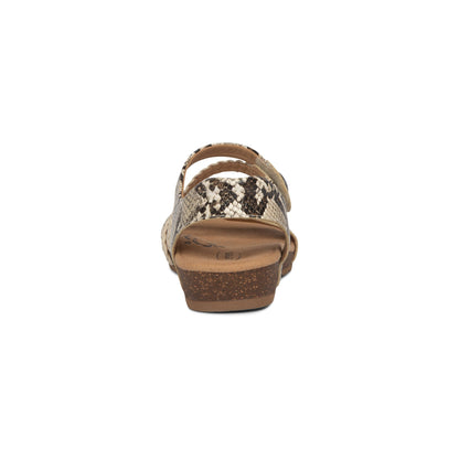 Jillian Braided Quarter Strap Sandal - Snake