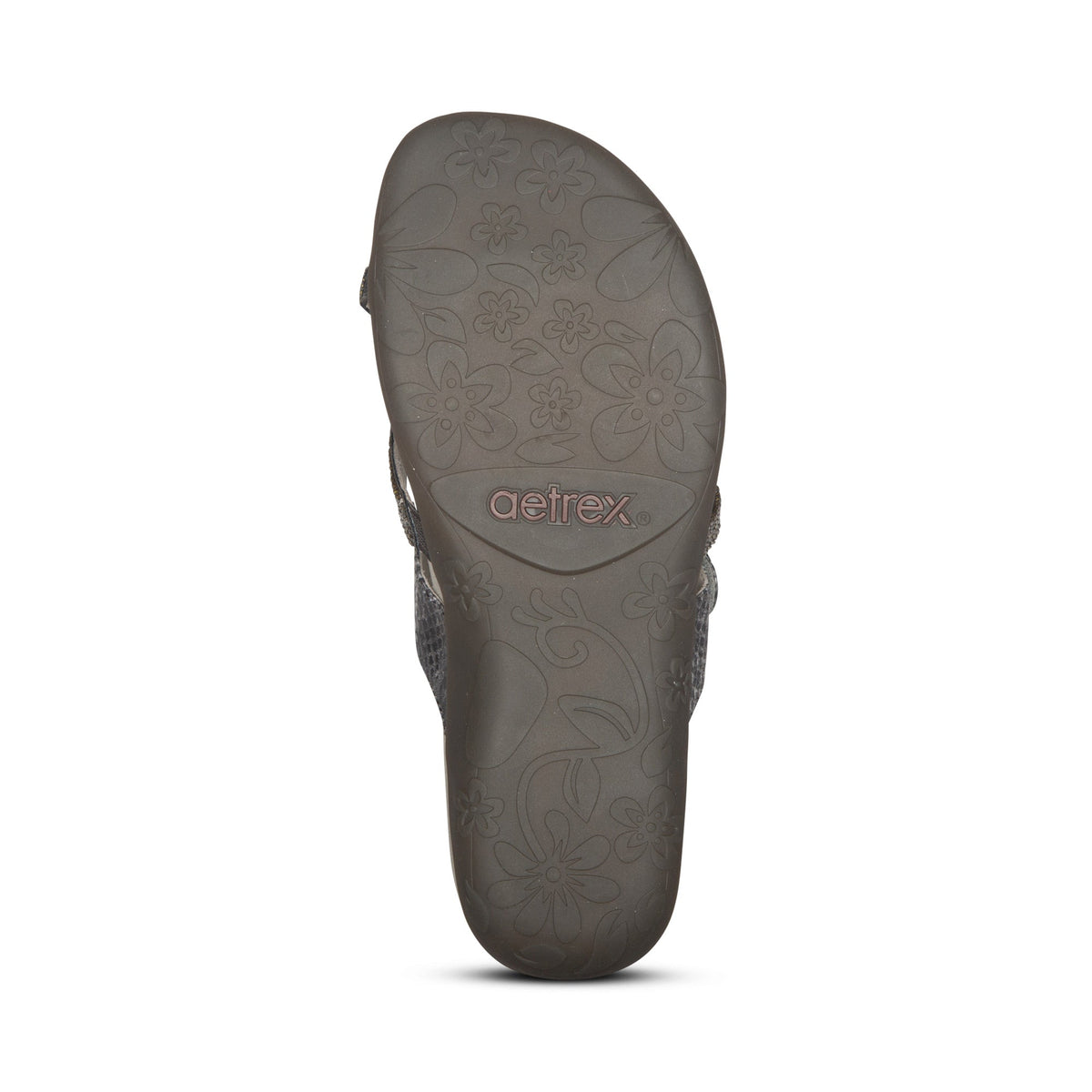 Izzy Adjustable Slide Sandal - Pewter Sparkle