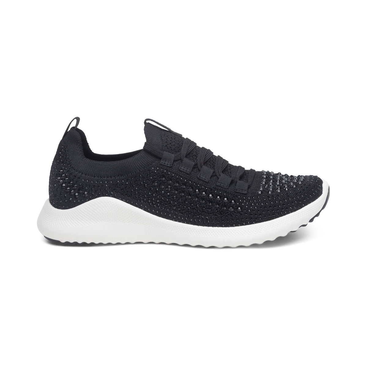 Carly Arch Support Sneaker - Black Sparkle