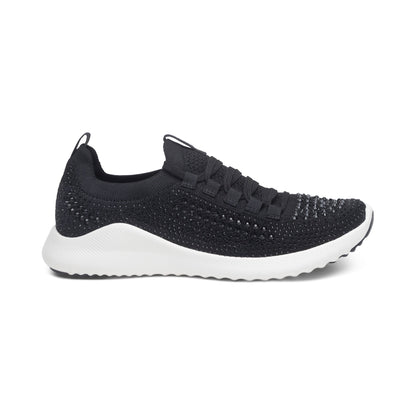 Carly Arch Support Sneaker - Black Sparkle