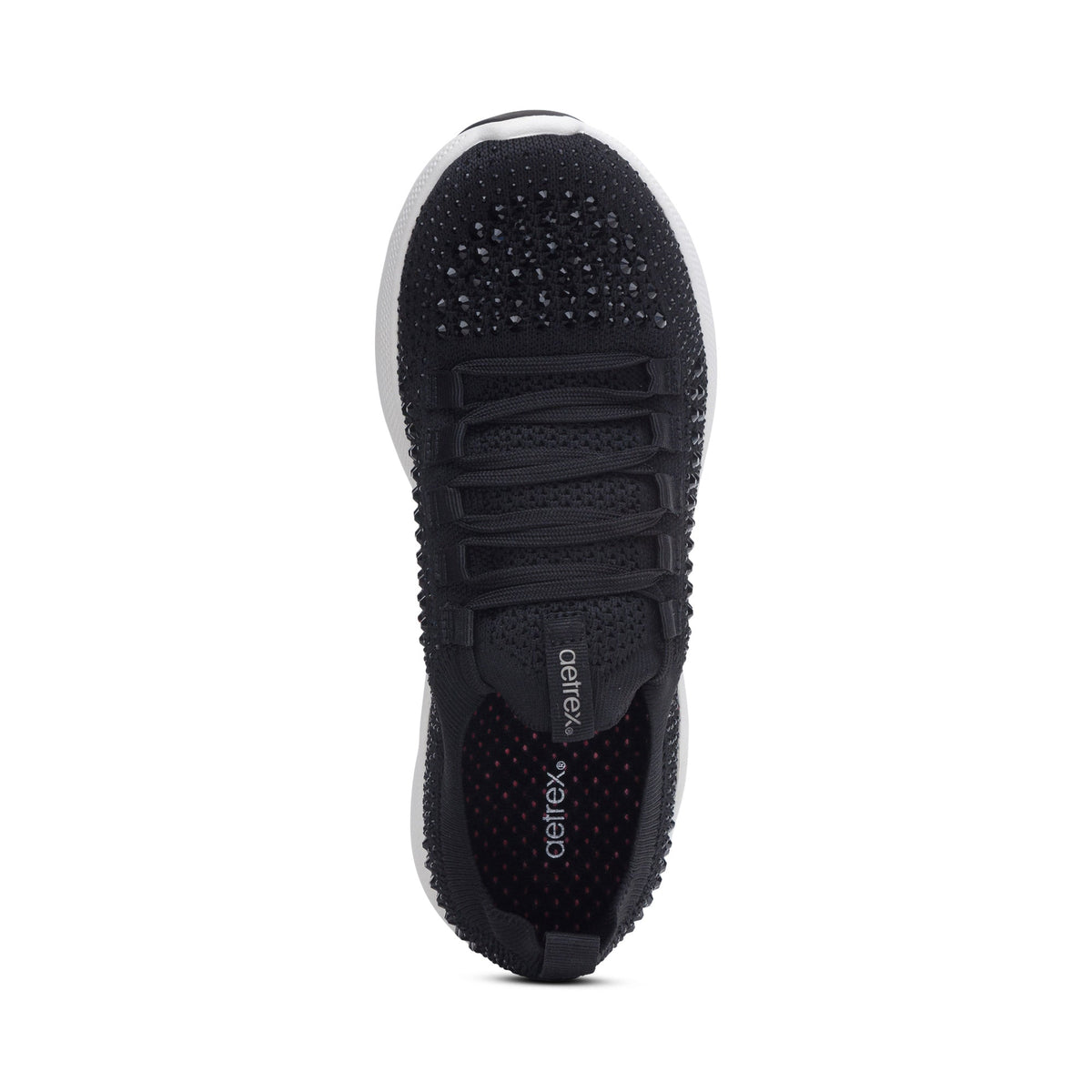 Carly Arch Support Sneaker - Black Sparkle