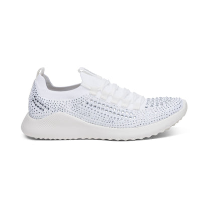 Carly Arch Support Sneaker - White Sparkle