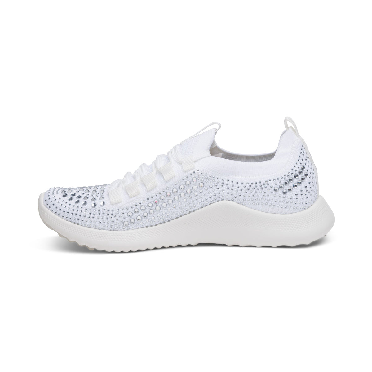 Carly Arch Support Sneaker - White Sparkle