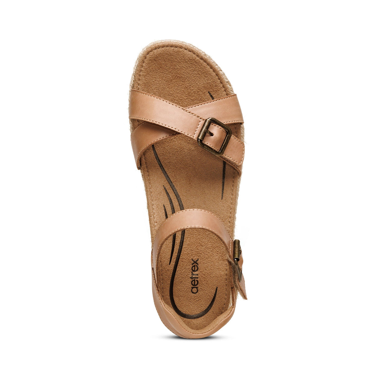 Paula Arch Support Platform Sandal - Camel