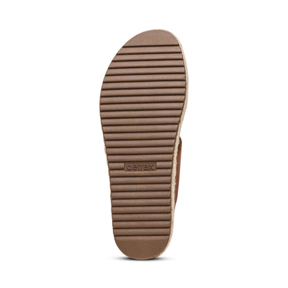 Sofie Platform Sandal - Cognac