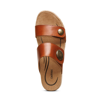 Sofie Platform Sandal - Cognac