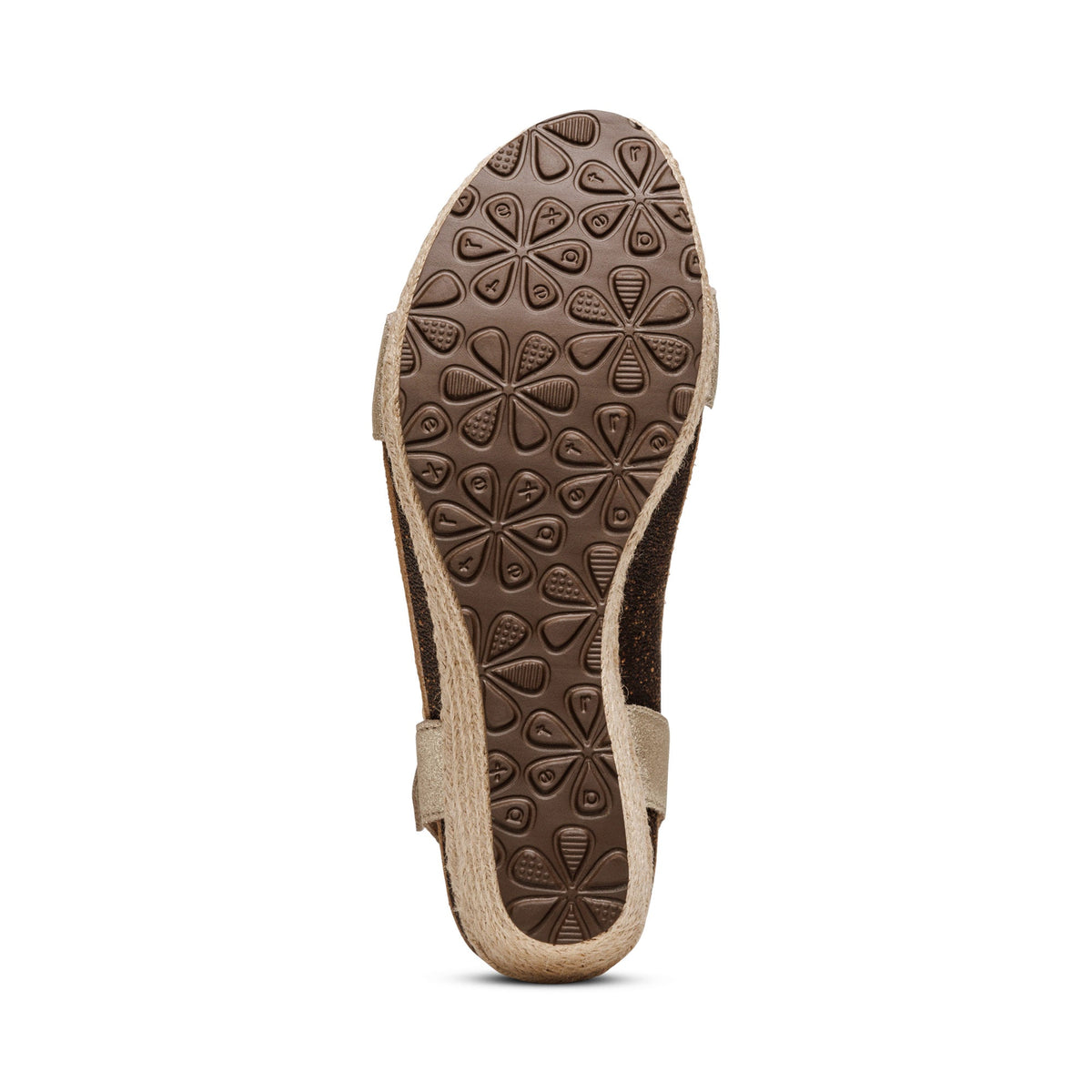 Sydney Quarter Strap Espadrille Wedge - Champagne
