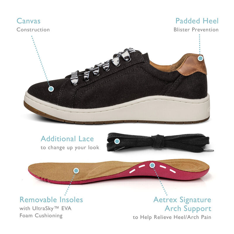 Renee Arch Support Sneaker - Blue