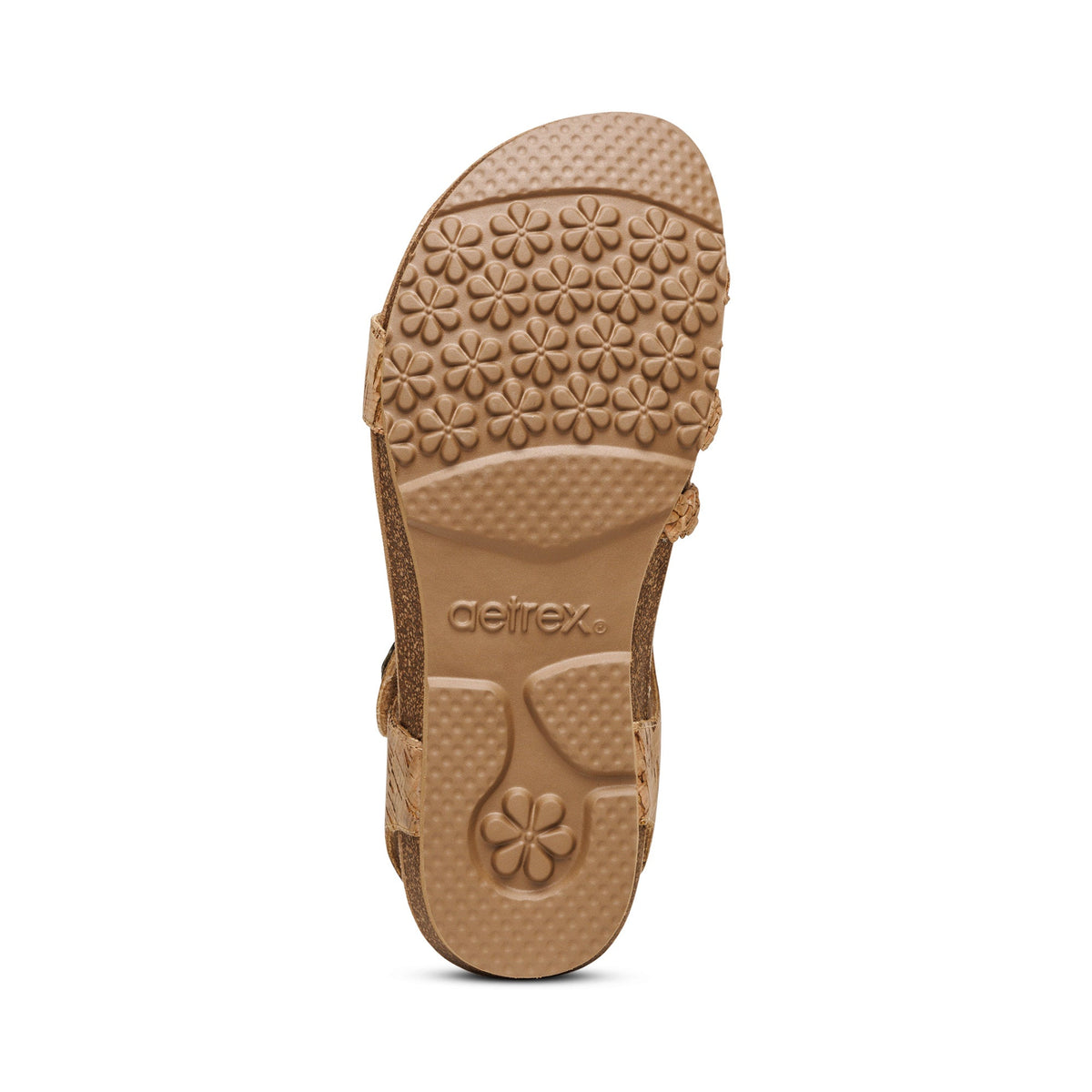 Jillian Braided Quarter Strap Sandal - Cork