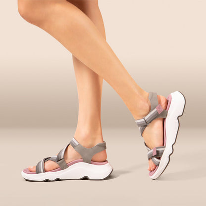 Marz Adjustable Sport Sandal - Grey