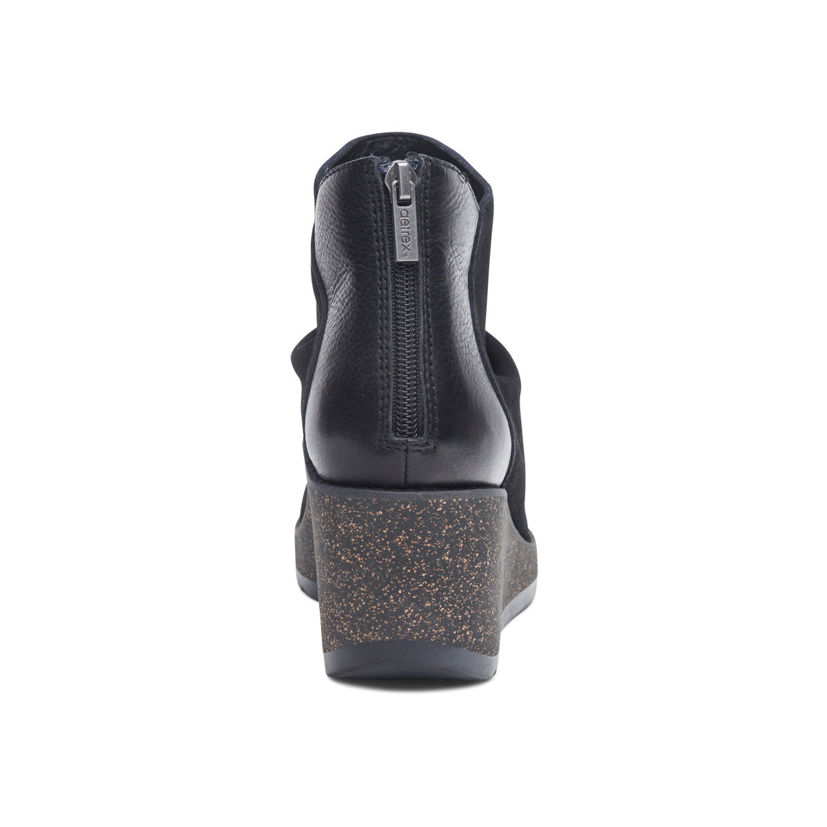 Kara Ankle Wedge Boot - Black