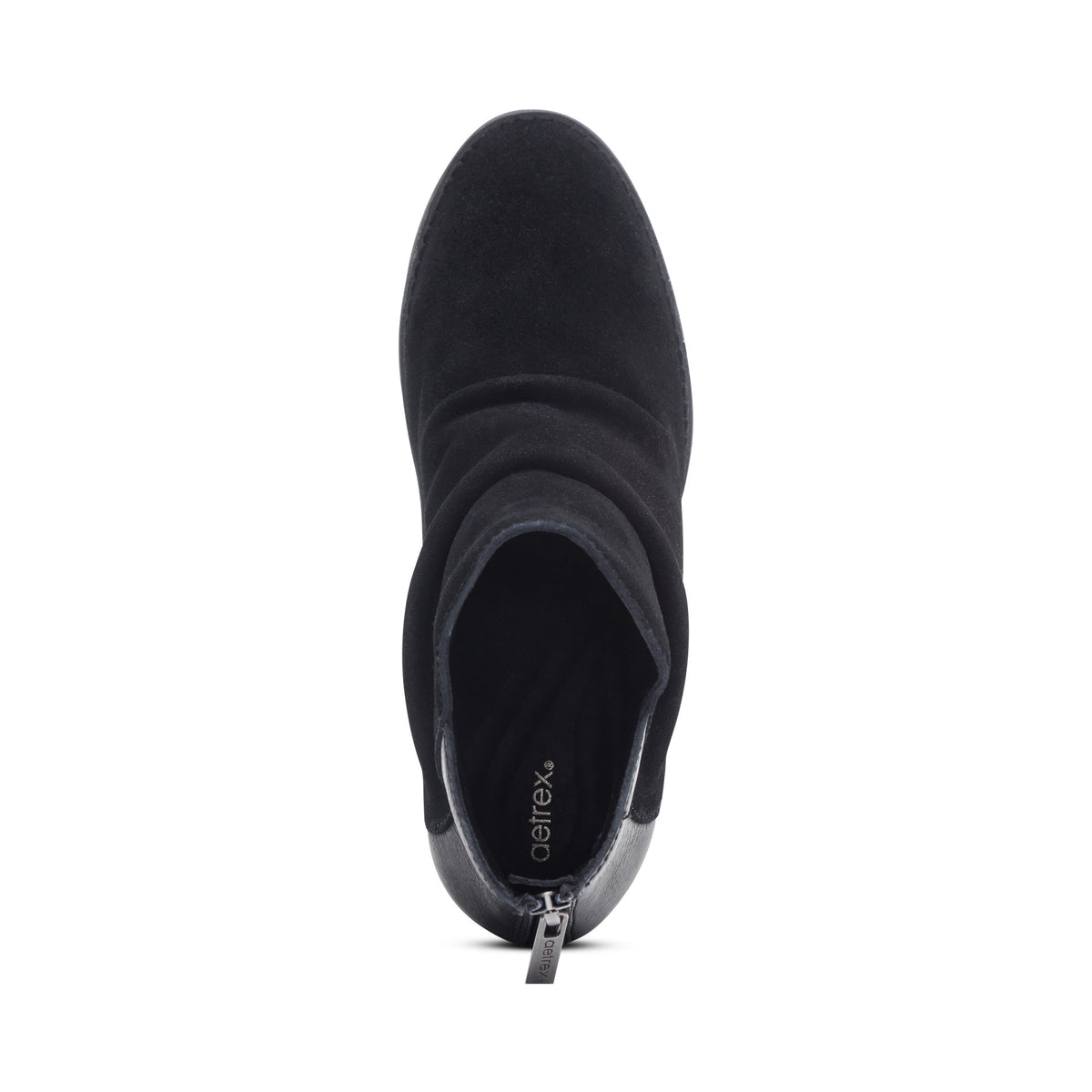 Kara Ankle Wedge Boot - Black
