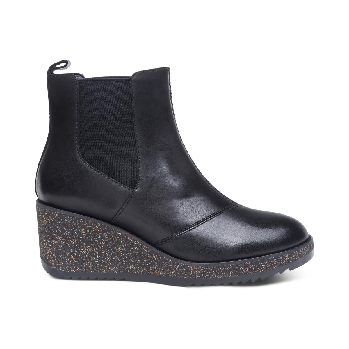 Dawn Wedge Boot - Black