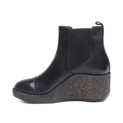 Dawn Wedge Boot - Black