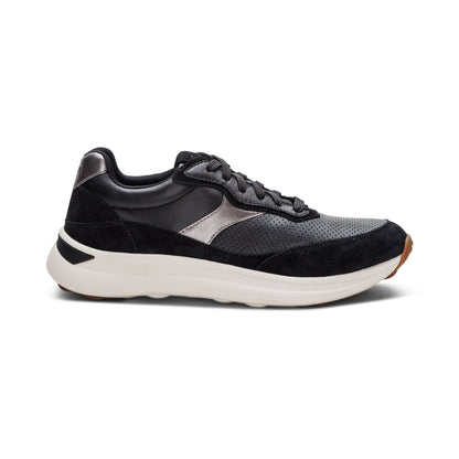 Emily Lace-Up Sneaker - Black