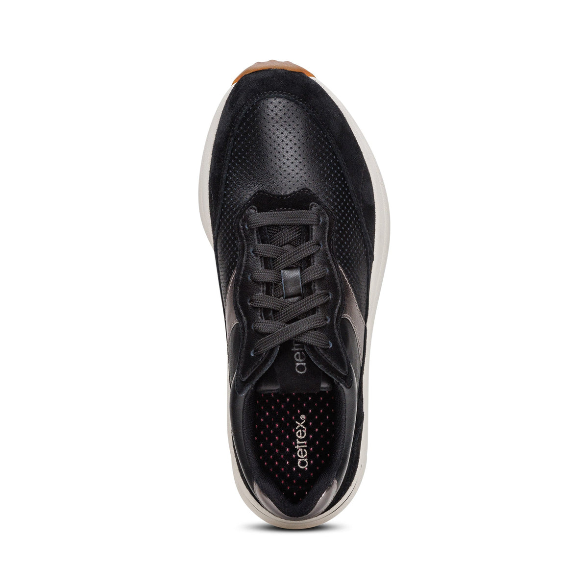 Emily Lace-Up Sneaker - Black