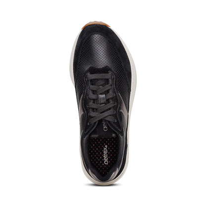 Emily Lace-Up Sneaker - Black
