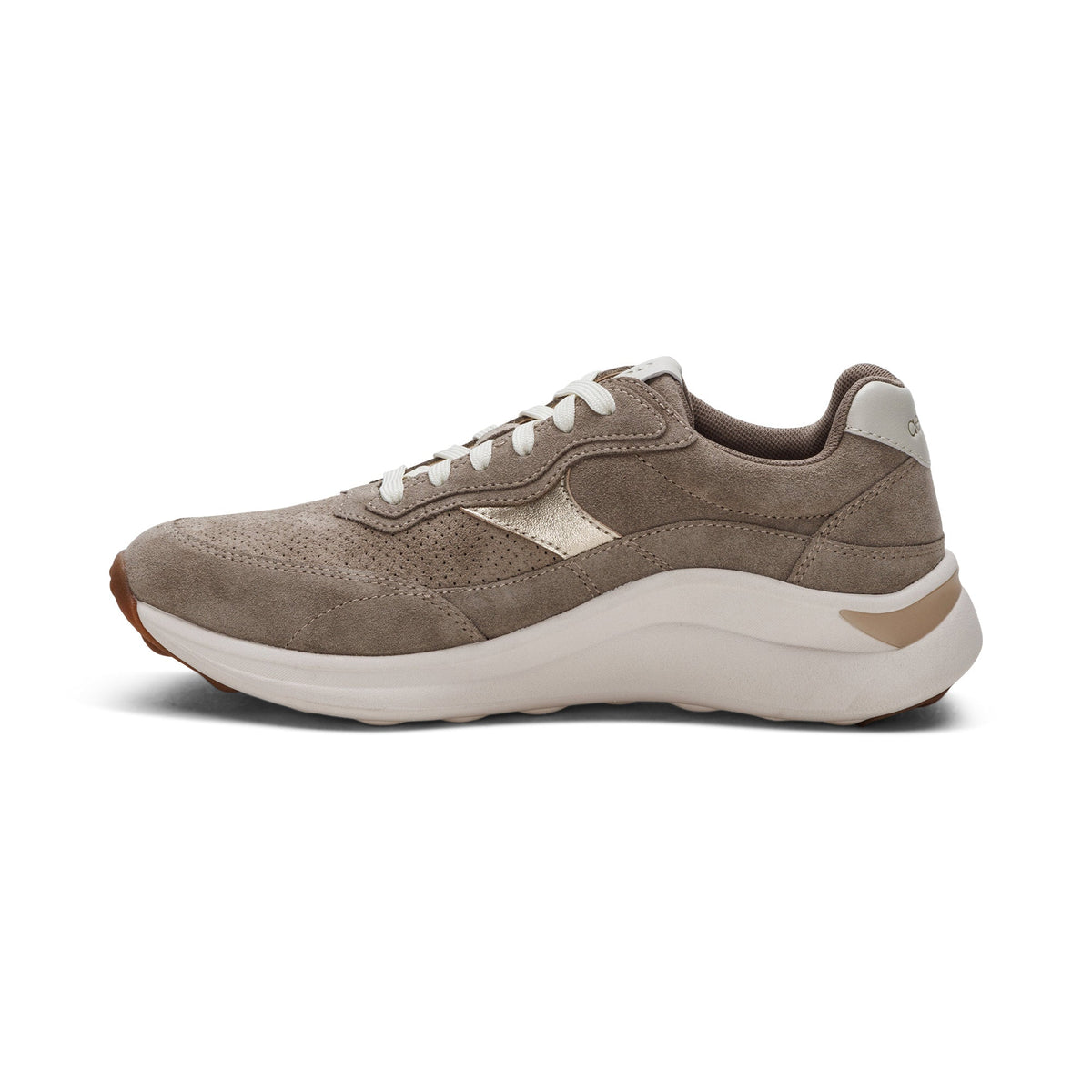 Emily Lace-Up Sneaker - Taupe