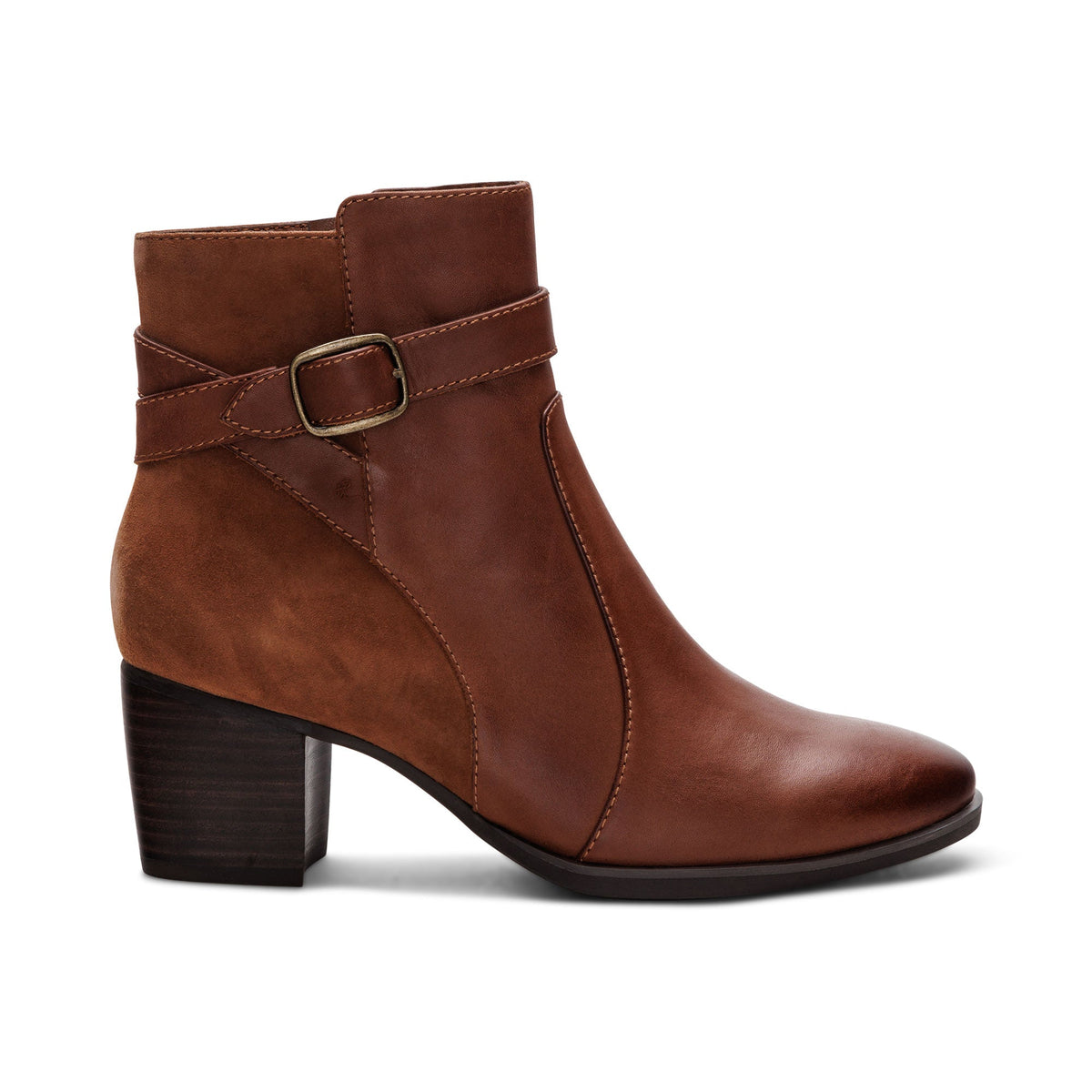 Rebecca Heel Boot - Cognac