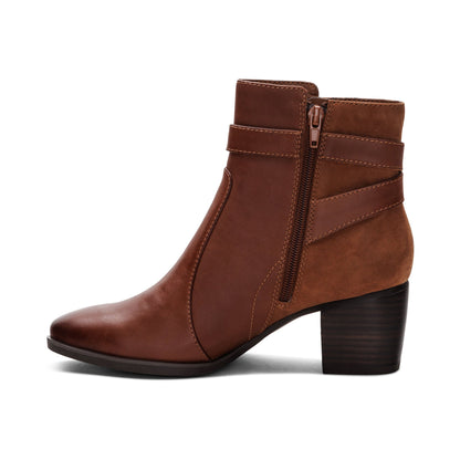 Rebecca Heel Boot - Cognac