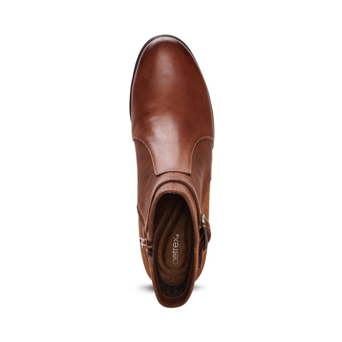 Rebecca Heel Boot - Cognac